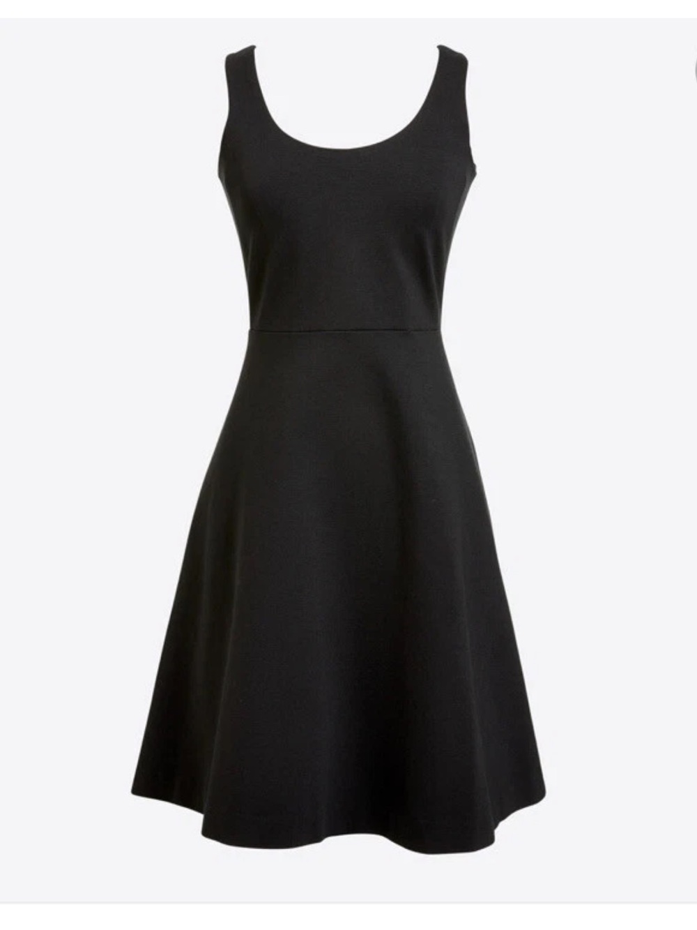 J.Crew Factory Black A-Line Sleeveless Dress NWT Small